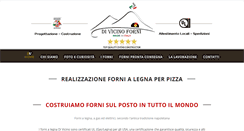 Desktop Screenshot of divicinoforni.com